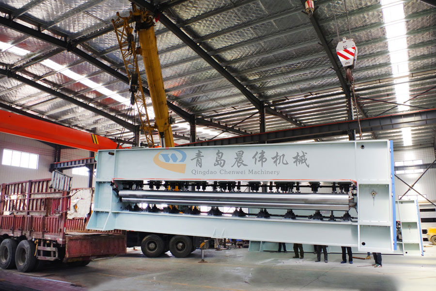 無紡布設備 土工布設備生產(chǎn)線發(fā)貨